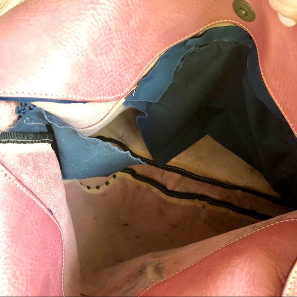 Dooney & Bourke VINTAGE LEATHER HOBO SHOULDER BAG - Picture 8 of 8